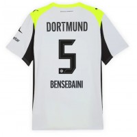 Stroje piłkarskie Borussia Dortmund Ramy Bensebaini #5 Koszulka Wyjazdowej 2025-26 Krótki Rękaw